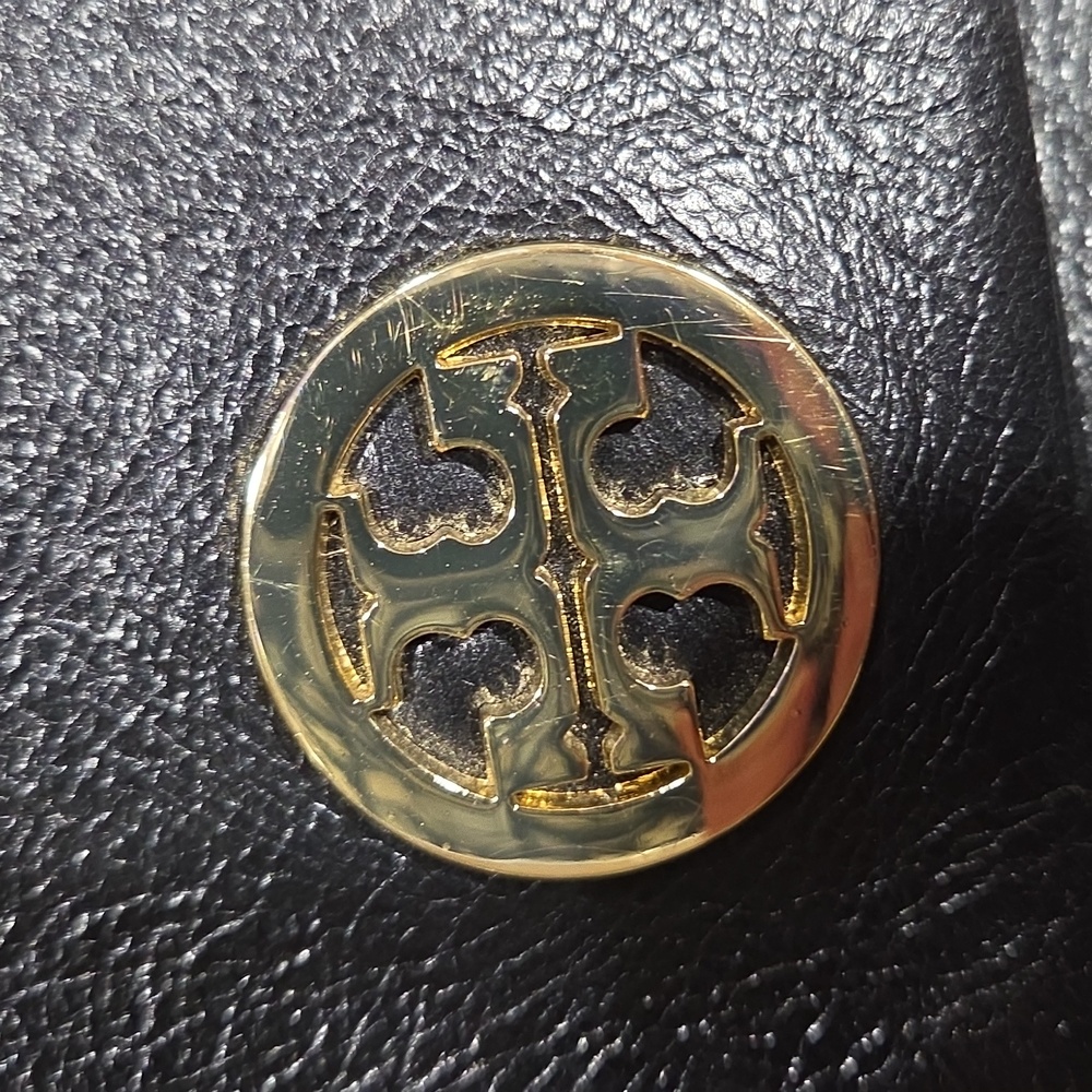 Tory Burch Black Leather Clutch Bag - Picture 11 of 12